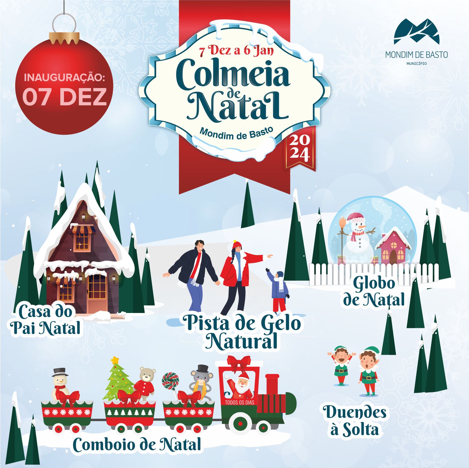 Colmeia de Natal anima Mondim de Basto de 07 de dezembro a 06 de janeiro