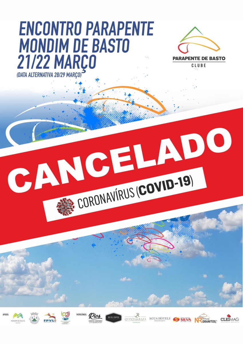 CARTAZ CANCELAMENTO PARAPENTE