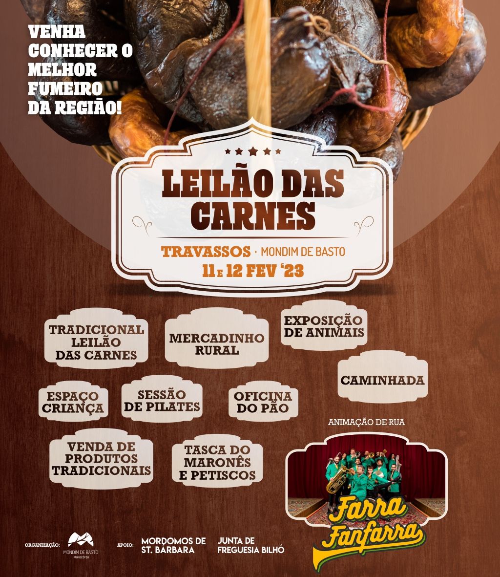 Cartaz Leilão das Carnes 2023