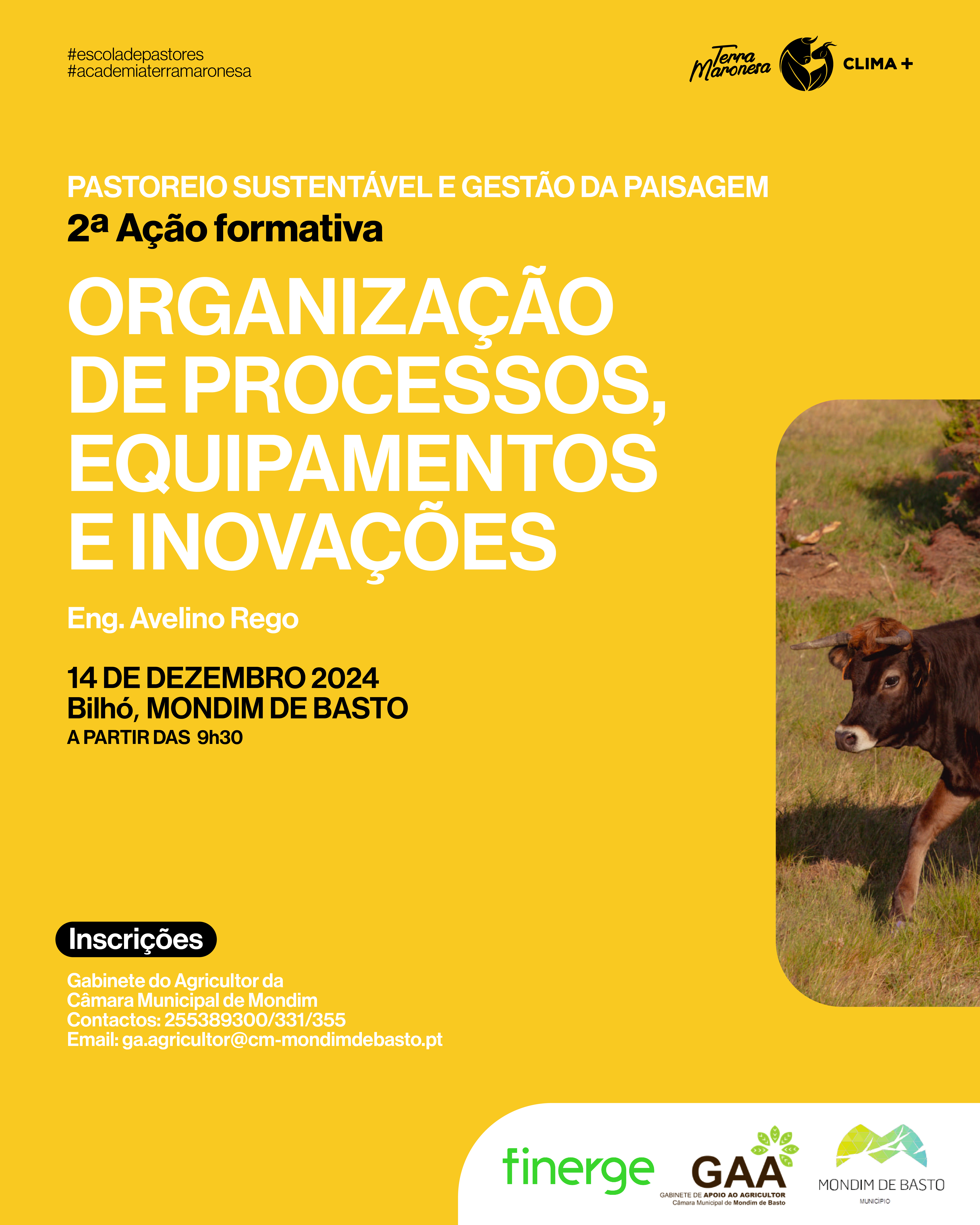 2ª Sessão do Curso &quot;Pastoreio Sustentável e Gestão da Paisagem&quot; | Abertas as Inscrições