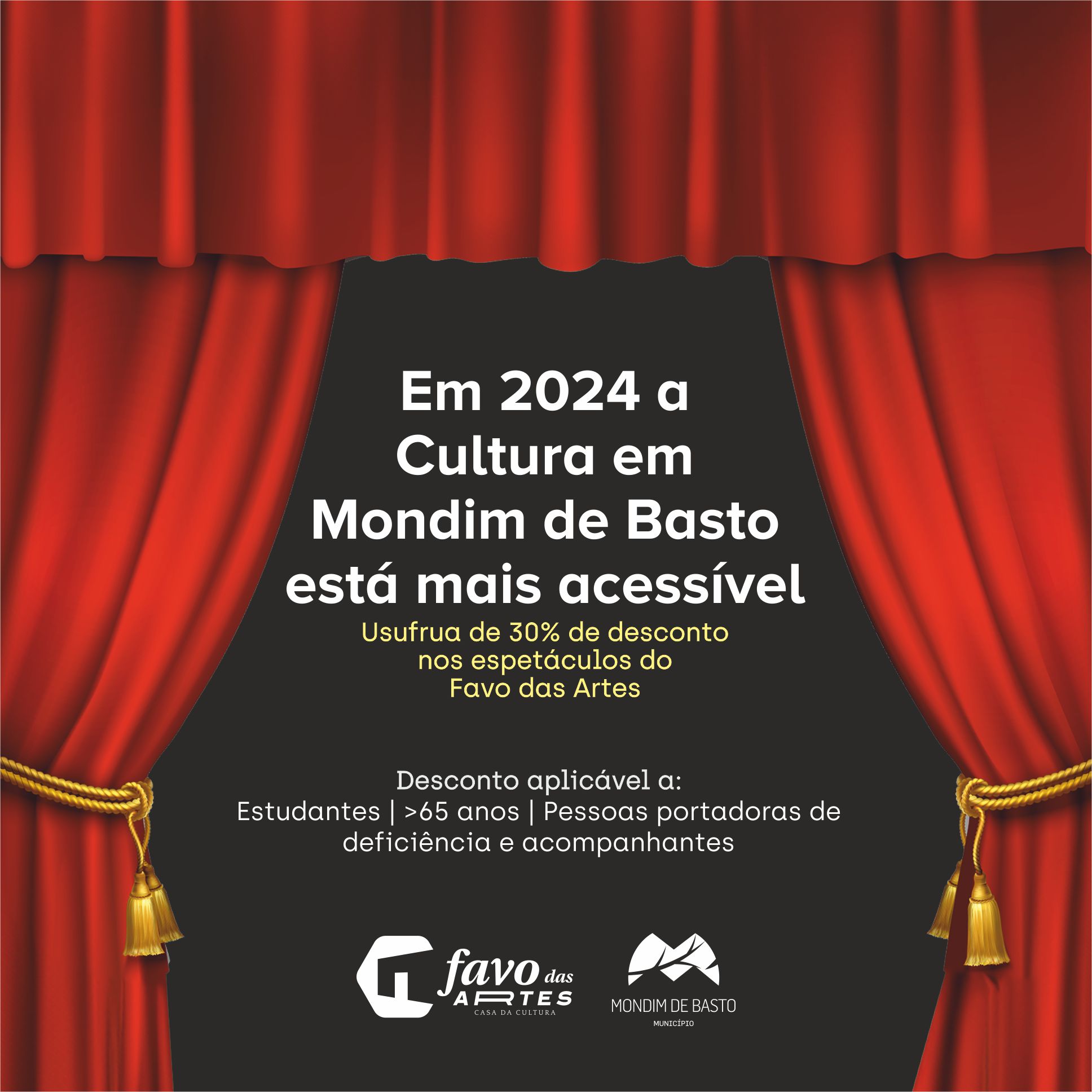 Descontos Espetáculos Favo das Artes