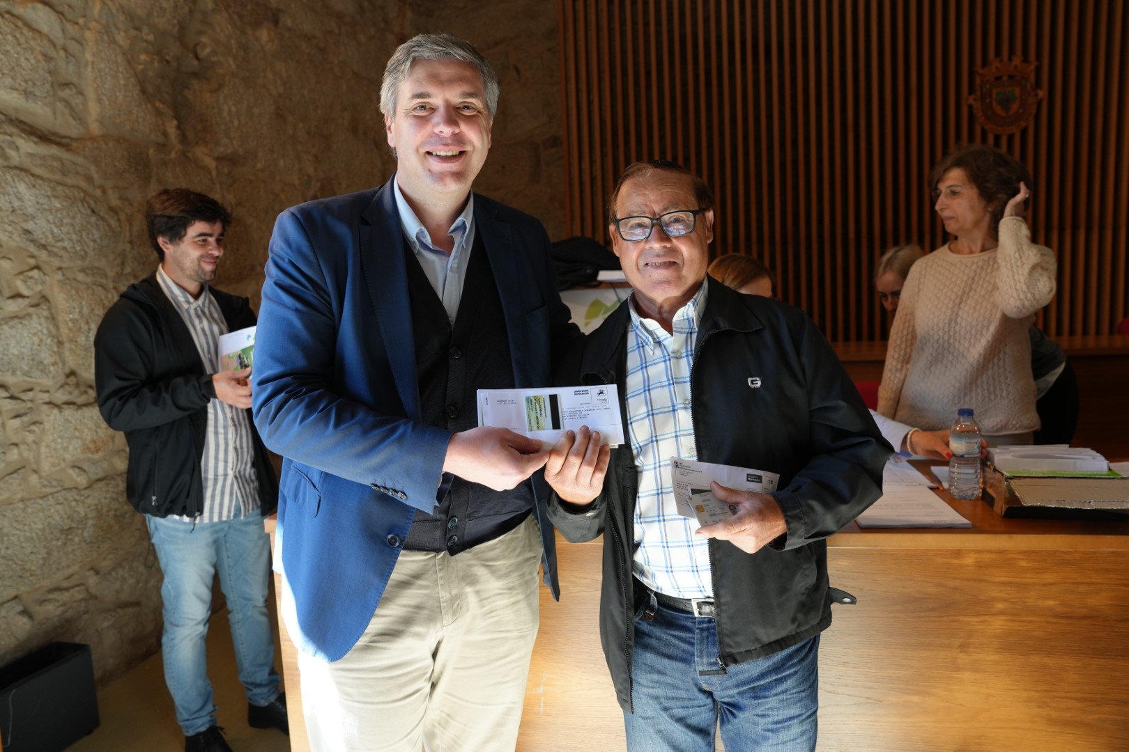 Entrega cartões gasóleo verde